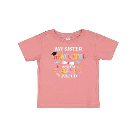 Inktastic My Sister Graduated and I m Super Proud Gift Baby Boy or Baby Girl T-Shirt
Inktastic My Sister Graduated and I m Super Proud Gift Baby Boy or Baby Girl T-Shirt