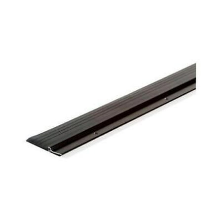 M-D Bronze Aluminum Door Sweep For Door Bottom 48 in. L X 2-1/4 in. T