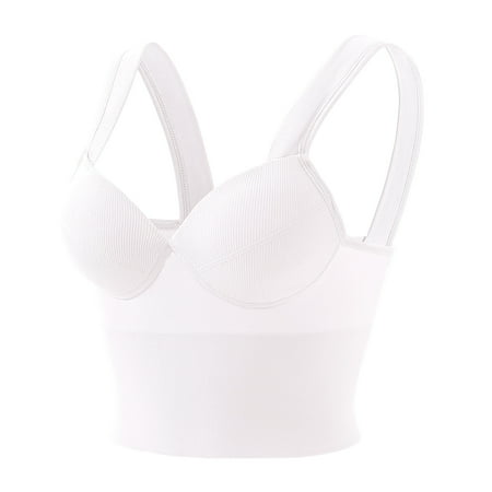 Womens Sports Bras Comfort Revolution Wireless Bra Full-Coverage Wirefree Bra Wireless Everyday Bra With Cool Comfort Fabric(One Size White)
Womens Sports Bras Comfort Revolution Wireless Bra Full-Coverage Wirefree Bra Wireless Everyday Bra With Cool Comfort Fabric(One Size White)