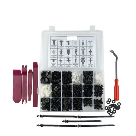 415Pcs Nylon Automotive Push Bumper Fastener Rivet Clips Car Push Type Rivet Pin Clips with Setting Tools
415Pcs Nylon Automotive Push Bumper Fastener Rivet Clips Car Push Type Rivet Pin Clips with Setting Tools