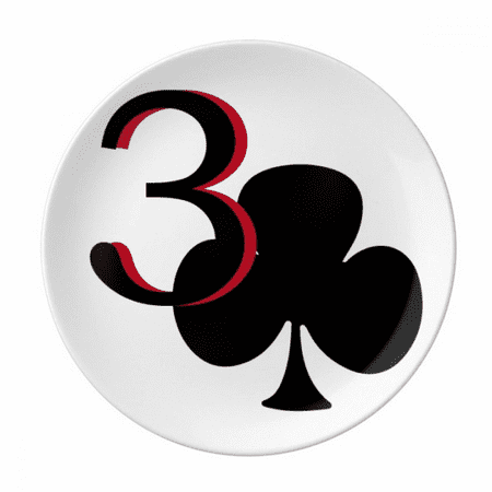 Happiness Jupiter Club 3 Poker Plate Decorative Porcelain Salver Tableware Dinner Dish
Happiness Jupiter Club 3 Poker Plate Decorative Porcelain Salver Tableware Dinner Dish