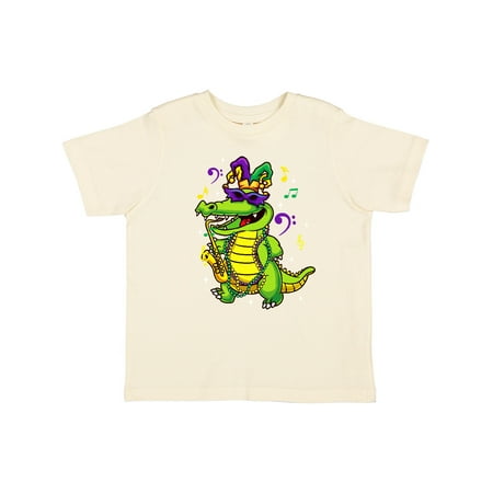 Inktastic Mardi Gras Party Alligator Gift Toddler Boy or Toddler Girl T-Shirt