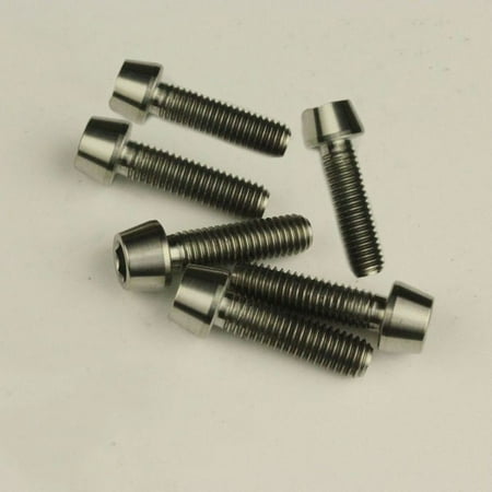 6Pcs M5x18 MTB Titanium Alloy Bolts Handlebar Stem Shifter Screws Fasteners