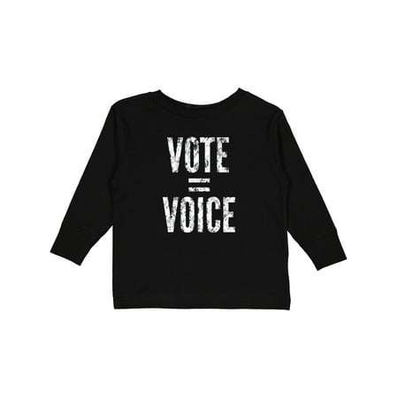 Inktastic Vote Equals Voice Distressed White Text Gift Toddler Boy or Toddler Girl Long Sleeve T-Shirt
Inktastic Vote Equals Voice Distressed White Text Gift Toddler Boy or Toddler Girl Long Sleeve T-Shirt
