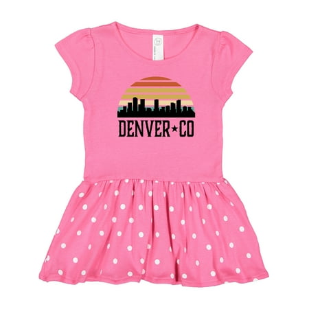 Inktastic Denver Colorado Skyline Vintage Gift Toddler Girl Dress 
Inktastic Denver Colorado Skyline Vintage Gift Toddler Girl Dress