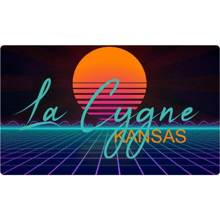 Cleveland Georgia 4 X 2.25-Inch Fridge Magnet Retro Neon Design