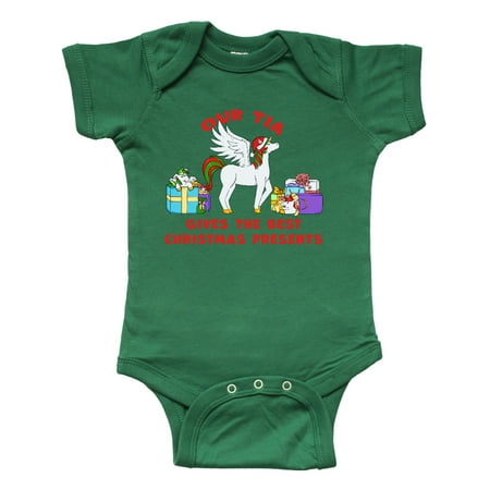 Inktastic Our Tia Gives the Best Christmas Presents in Red Gift Baby Boy or Baby Girl Bodysuit
Inktastic Our Tia Gives the Best Christmas Presents in Red Gift Baby Boy or Baby Girl Bodysuit