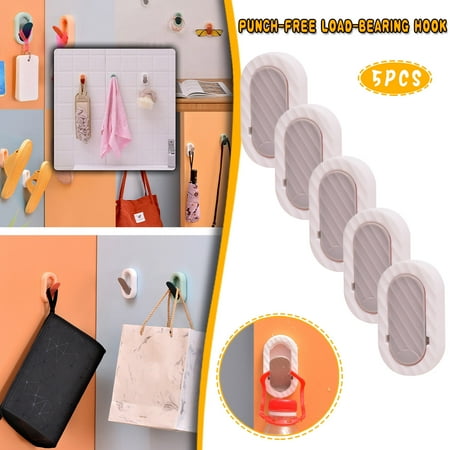 SunhillsgraceCreative Seamless Strong Load-Bearing Hook Wall Hole-Free Clothes Sticking HookHooks
SunhillsgraceCreative Seamless Strong Load-Bearing Hook Wall Hole-Free Clothes Sticking HookHooks
