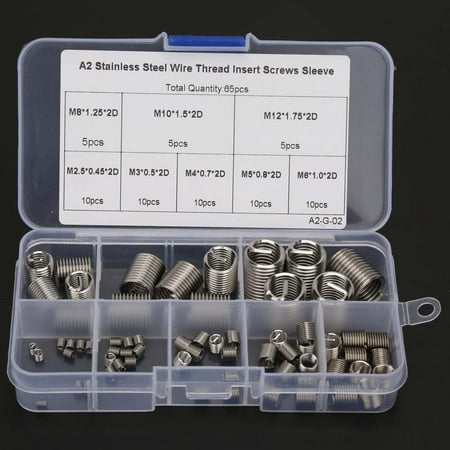 Haofy Coiled Wire Screws Sleeve Wire Thread Insert Thread Screws Sleeve Practical Screw Sleeve For Industrial Hardware Industrial Accessories
Haofy Coiled Wire Screws Sleeve Wire Thread Insert Thread Screws Sleeve Practical Screw Sleeve For Industrial Hardware Industrial Accessories