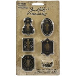 Advantus Idea-Ology Metal Keyholes W/Brads .75 X1 To 1 X1.5 5/Pkg-Antique Nickel Brass & Copper
Advantus Idea-Ology Metal Keyholes W/Brads .75 X1 To 1 X1.5 5/Pkg-Antique Nickel Brass & Copper