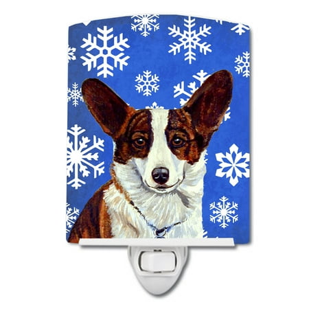 Caroline s Treasures LH9288CNL Corgi Winter Snowflakes Holiday Ceramic Night Light 6x4x3 multicolor
Caroline s Treasures LH9288CNL Corgi Winter Snowflakes Holiday Ceramic Night Light 6x4x3 multicolor