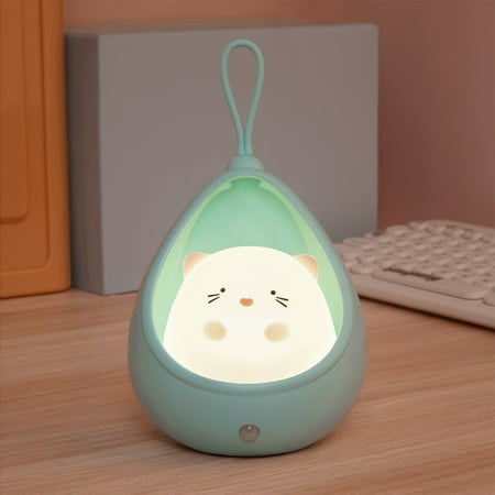 COFEST Cute Pet Sensor Light LED Automatic Body Sensor Night Light Usb Rechargeable LED Wall Light Home Bedroom Bedside Sensor Night Light Cats Blue
COFEST Cute Pet Sensor Light LED Automatic Body Sensor Night Light Usb Rechargeable LED Wall Light Home Bedroom Bedside Sensor Night Light Cats Blue