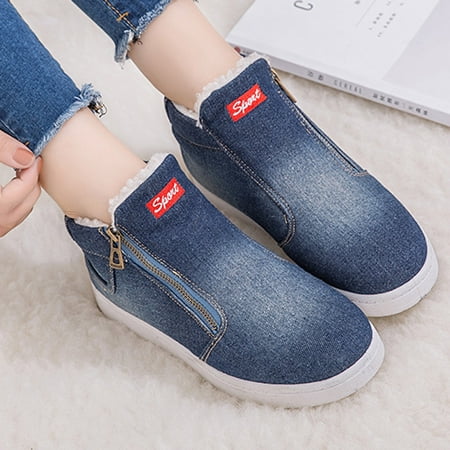 Foraging dimple Winter Snow Boots Thicken Women s Shoes Denim Plus Size Warm Cotton Shoes Dark Blue
Foraging dimple Winter Snow Boots Thicken Women s Shoes Denim Plus Size Warm Cotton Shoes Dark Blue