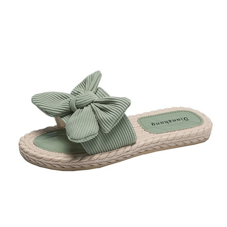 Women s Espadrille Beach Slides Boho Bowknot Open Toe Dress Slippers Casual Summer Vintage Slip On Platform Sandals
Women s Espadrille Beach Slides Boho Bowknot Open Toe Dress Slippers Casual Summer Vintage Slip On Platform Sandals
