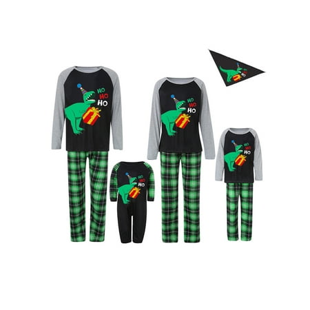 JYYYBF Christmas Pajamas for Family Dinosaur Letter Gift Box Long Sleeve Tops Plaid Long Pants Xmas Matching Sleepwear for Parent-child Green
JYYYBF Christmas Pajamas for Family Dinosaur Letter Gift Box Long Sleeve Tops Plaid Long Pants Xmas Matching Sleepwear for Parent-child Green