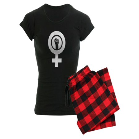CafePress - Feminist Power - Women s Dark Pajamas