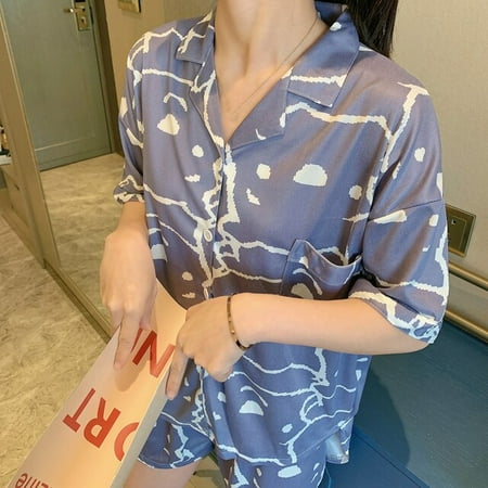 CoCopeaunt New Women Short Sleeve Tops+Pants 2 Pieces Pajamas Set Korea Style Student Plaid Print Sleepwear Pijimas Loungewear Pyjamas
CoCopeaunt New Women Short Sleeve Tops+Pants 2 Pieces Pajamas Set Korea Style Student Plaid Print Sleepwear Pijimas Loungewear Pyjamas