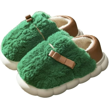 DanceeMangoo Women Men Winter Warm Fluffy Fur Block Heel Cover House Shoes Chic Bow Tie Fleece Lining Lightweight Indoor Slippers
DanceeMangoo Women Men Winter Warm Fluffy Fur Block Heel Cover House Shoes Chic Bow Tie Fleece Lining Lightweight Indoor Slippers