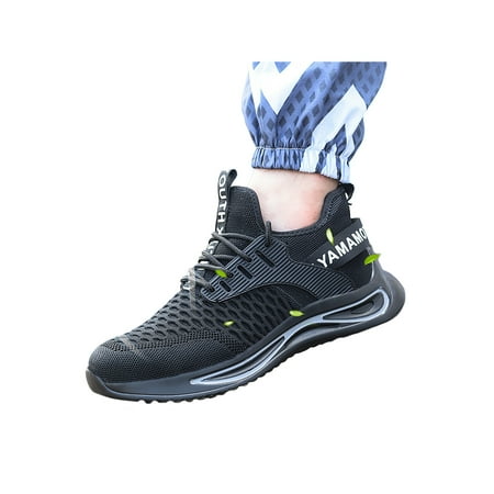 Eloshman Men Work Shoes Steel Toe Booties High Top Safety Boot Industrials Anti-collision Lace Up Protection Shoe Wear Resistant Black Gray 5
Eloshman Men Work Shoes Steel Toe Booties High Top Safety Boot Industrials Anti-collision Lace Up Protection Shoe Wear Resistant Black Gray 5