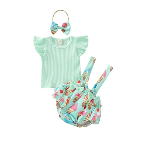 QIPOPIQ Toddler Girls Outfit Sets Clearance Newborn Baby Girl Outfits Ruffle Sleeve Ribbed T-Shirt Suspender Shorts Headband
QIPOPIQ Toddler Girls Outfit Sets Clearance Newborn Baby Girl Outfits Ruffle Sleeve Ribbed T-Shirt Suspender Shorts Headband
