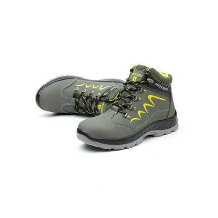 Ymiytan Men Waterproof Work Shoes Outdoor Slip Resistant Puncture-proof Construction Anti-collision Industrial Boots Green 7
Ymiytan Men Waterproof Work Shoes Outdoor Slip Resistant Puncture-proof Construction Anti-collision Industrial Boots Green 7