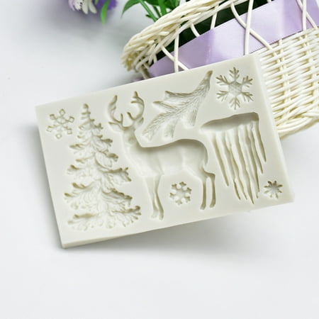 Trayknick Christmas Tree Reindeer Silicone Mold Fondant Cake Sugarcraft Decorating Tool
Trayknick Christmas Tree Reindeer Silicone Mold Fondant Cake Sugarcraft Decorating Tool
