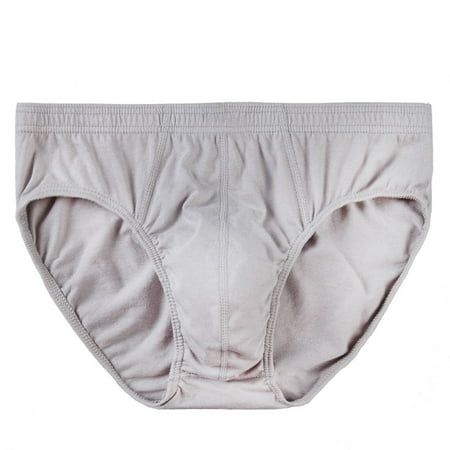 HEVIRGO Mid Waist Solid Color Men Briefs Plus Size Triangle Cutting Comfortable Male Underpants for Sleeping
HEVIRGO Mid Waist Solid Color Men Briefs Plus Size Triangle Cutting Comfortable Male Underpants for Sleeping