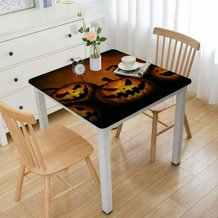 TIAOTIAOHOU Pumpkins Faces Spooky Waterproof Resistant Fabric 100% Polyester Fiber Halloween Table Cover 46*46
TIAOTIAOHOU Pumpkins Faces Spooky Waterproof Resistant Fabric 100% Polyester Fiber Halloween Table Cover 46*46