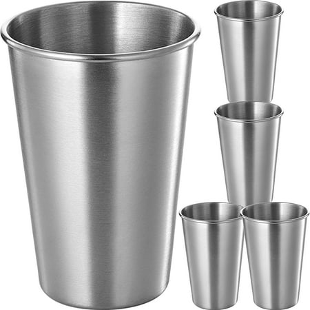 5pcs Stainless Steel Cups Metal Water Cups Drinking Cups for Home Bar Restaurant
5pcs Stainless Steel Cups Metal Water Cups Drinking Cups for Home Bar Restaurant