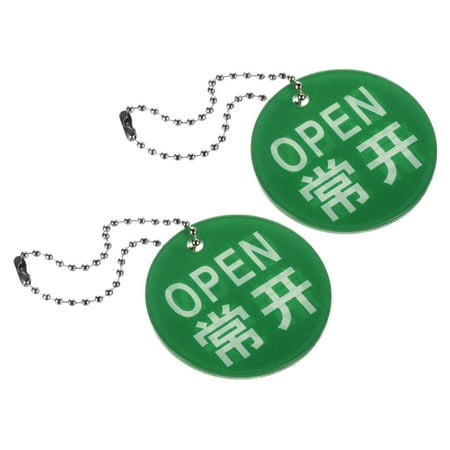 Uxcell Valve Identifier Tag Normally Open Status Holder with Chain White on Green 2 Pack
Uxcell Valve Identifier Tag Normally Open Status Holder with Chain White on Green 2 Pack