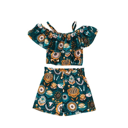EHTMSAK Infant Baby Toddler Children Girl Outfits Short Sleeve Summer T Shirts and Set Clothing Set Green 9M-6Y 110
EHTMSAK Infant Baby Toddler Children Girl Outfits Short Sleeve Summer T Shirts and Set Clothing Set Green 9M-6Y 110
