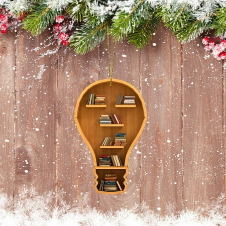 Christmas Book Lovers Heart Shaped Bookshelf Pendant Acrylic Ornament
Christmas Book Lovers Heart Shaped Bookshelf Pendant Acrylic Ornament