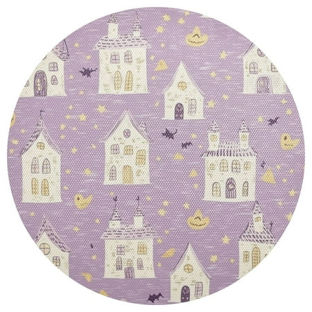 Cute Pink House 6-Piece 15.4in Durable PVC Plate Mats Heat-Resistant for Parties and Dining 
Cute Pink House 6-Piece 15.4in Durable PVC Plate Mats Heat-Resistant for Parties and Dining