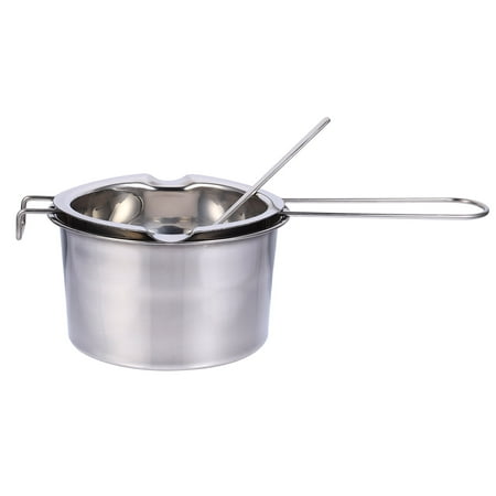 1 Set Stainless Steel Cheese Melting Pot Professional Compact Melting Pot