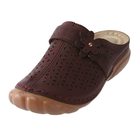 nsendm Women s Sandals Size 8 Fashion Summer Women Sandals Wedge Heel Thick Sole Home Sandals for Women Memory Foam Wine 8.5
nsendm Women s Sandals Size 8 Fashion Summer Women Sandals Wedge Heel Thick Sole Home Sandals for Women Memory Foam Wine 8.5