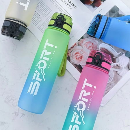 Water Bottle 32oz with Straw Motivational Water Bottle with Time Marker & Buckle Strap Leak-Proof Tritan BPA-Free green
Water Bottle 32oz with Straw Motivational Water Bottle with Time Marker & Buckle Strap Leak-Proof Tritan BPA-Free green