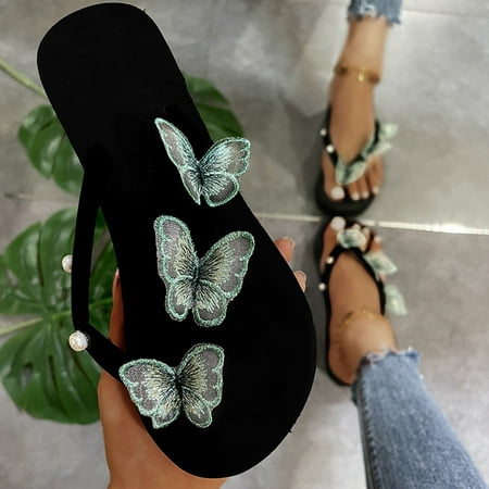 Aayomet Ladies Flip Summer Wedge Flops Slip Shoes Platform Slippers Womens Casual On Clear Jelly Flip Flops for Women with Bow Green 8
Aayomet Ladies Flip Summer Wedge Flops Slip Shoes Platform Slippers Womens Casual On Clear Jelly Flip Flops for Women with Bow Green 8