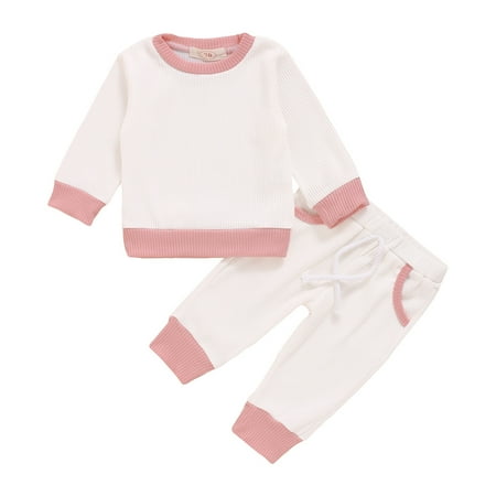 Toddler Baby Boys Girls Long Sleeve Solid Tops+Pants Outfits Set Clothes Outwear For 18-24 Months
Toddler Baby Boys Girls Long Sleeve Solid Tops+Pants Outfits Set Clothes Outwear For 18-24 Months