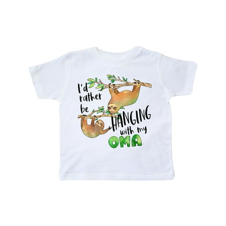 Inktastic Id Rather Be Hanging with my Oma- Cute Sloths Gift Toddler Boy or Toddler Girl T-Shirt
Inktastic Id Rather Be Hanging with my Oma- Cute Sloths Gift Toddler Boy or Toddler Girl T-Shirt