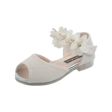 ITSUN Kids Sandals Girls Baby Girls Diamond Bow Princess Shoes Soft Casual Sole Fish Mouth Leisure Sandals Beige 4 Years
ITSUN Kids Sandals Girls Baby Girls Diamond Bow Princess Shoes Soft Casual Sole Fish Mouth Leisure Sandals Beige 4 Years