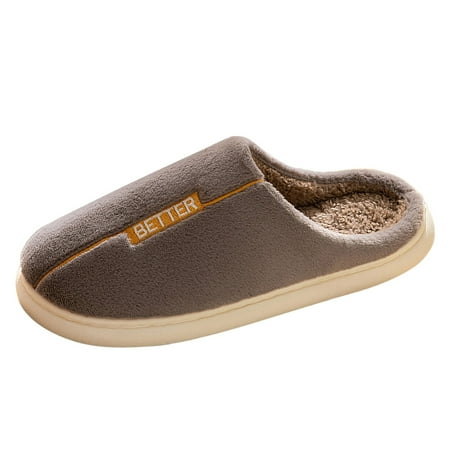 Qxutpo Men s Slippers Fall Winter Soft Sole Non-Slip Thicked Puff Bottom Home Indoor Slip-On Slippers for Men Size 42
Qxutpo Men s Slippers Fall Winter Soft Sole Non-Slip Thicked Puff Bottom Home Indoor Slip-On Slippers for Men Size 42