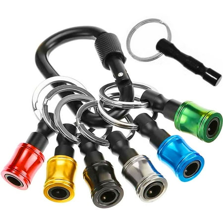 Eummy 1/4 Inch Hex Shank Drill Bit Holder Aluminum Alloy Drill Bit Keychain Portable Quick Change Screwdriver Drill Bit Extension Bar for Most Electric Hand-held Screwdrivers Drill Bit
Eummy 1/4 Inch Hex Shank Drill Bit Holder Aluminum Alloy Drill Bit Keychain Portable Quick Change Screwdriver Drill Bit Extension Bar for Most Electric Hand-held Screwdrivers Drill Bit