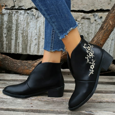 Cathalem Womens Boots Size 12 Women Embroidered Print Ankle Boots Short Boots Leather Boots For Womens Winter Booties And Boots Black 9
Cathalem Womens Boots Size 12 Women Embroidered Print Ankle Boots Short Boots Leather Boots For Womens Winter Booties And Boots Black 9