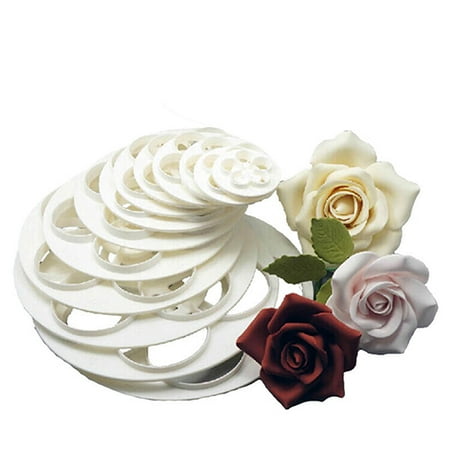 Shulemin 6 Pcs Fondant Cake Sugarcraft Rose Flower Cookie Mold Gum Paste Cutter Tools
Shulemin 6 Pcs Fondant Cake Sugarcraft Rose Flower Cookie Mold Gum Paste Cutter Tools