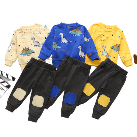 Autumn Infant Kids Tracksuits Baby Boys Outfits Dinosaur Print Activewear Sweatshirt Joggers Pants 2Pcs Toddler Clothes Sets 0-4Y
Autumn Infant Kids Tracksuits Baby Boys Outfits Dinosaur Print Activewear Sweatshirt Joggers Pants 2Pcs Toddler Clothes Sets 0-4Y