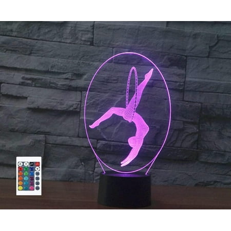 3D Air Yoga Remote Control 16 Color Night Lights Illusion Acrylic LED Table Bedside Lamp Children Bedroom Desk Decor Birthday Gifts Toy for Kids
3D Air Yoga Remote Control 16 Color Night Lights Illusion Acrylic LED Table Bedside Lamp Children Bedroom Desk Decor Birthday Gifts Toy for Kids