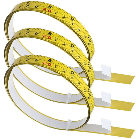 3 Pcs Self-Adhesive Measuring Tapes Imperial and Metric Scales Workbench Rulers Sticky Measure Tapes with Adhesive Backing
3 Pcs Self-Adhesive Measuring Tapes Imperial and Metric Scales Workbench Rulers Sticky Measure Tapes with Adhesive Backing