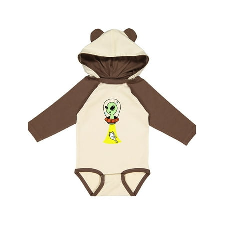 Inktastic Alien Abduction Gift Baby Boy or Baby Girl Long Sleeve Bodysuit