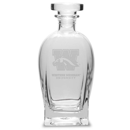 Western Michigan Crystal 23.75 Oz Rossini Decanter