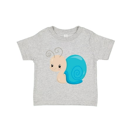 Inktastic Adorable Blue Snail Gift Toddler Boy or Toddler Girl T-Shirt